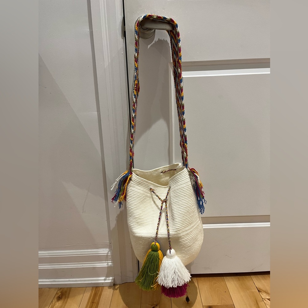 Very nice knitted hobo bag